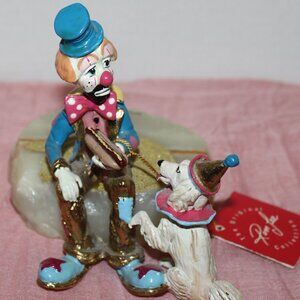 Ron Lee Sculpture Figure Clown Sharing